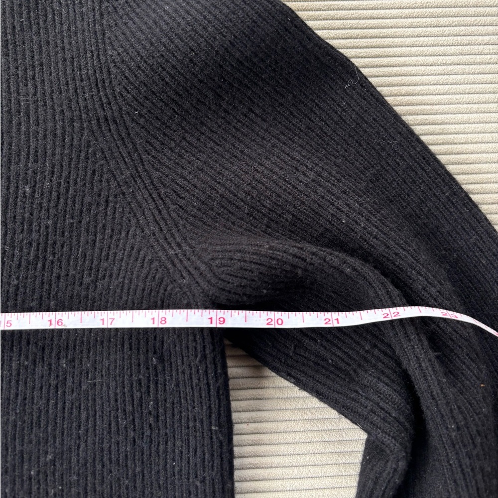 Massimo Dutti, Black Wool Sweater, Mens M - Picture 7 of 7